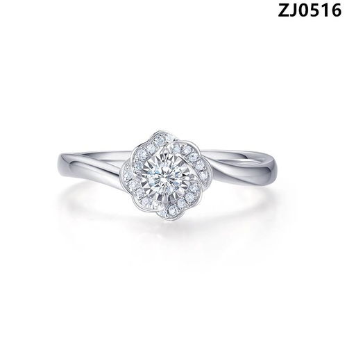 五分钻戒高清图鉴 绽放指间的“花钻”魅力